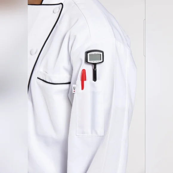 Murano Executive Chef Coat #0432 NWOT - Picture 3 of 5